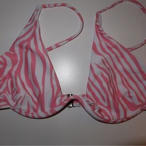 Kulani kini Pink Zebra Print Bikini set